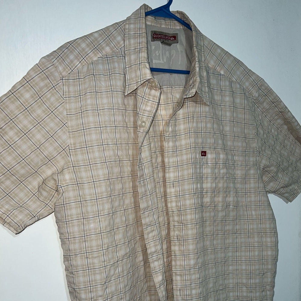 Quiksilver Large Men’s lightweight button down shirt